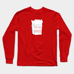 send noodles Long Sleeve T-Shirt